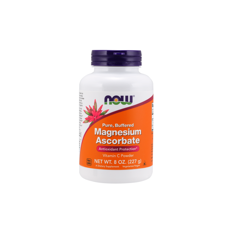 NOW FOODS Buffered Magnesium Ascorbate - Magnez + Witamina C (227 g)