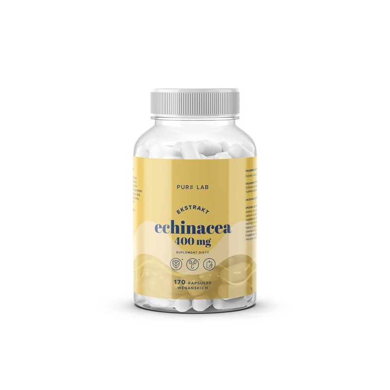 PURE LAB Ekstrakt z echinacea 400 mg (170 kaps.)