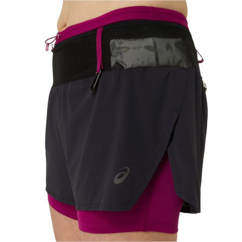 Spodenki asics fujitrail 2-n-1 short w