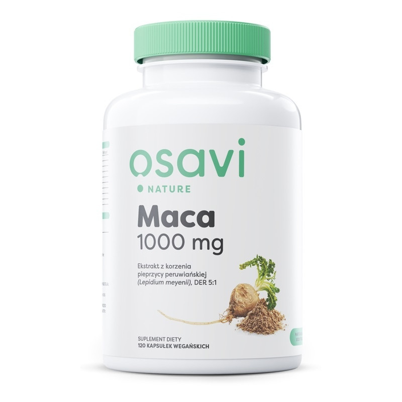 OSAVI Korzeń Maca - ekstrakt 5:1 500 mg (120 kaps.)