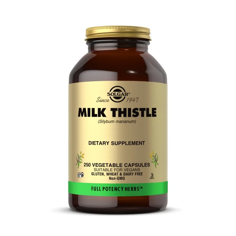 SOLGAR Milk Thistle - Ostropest Plamisty (250 kaps.)