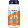 NOW FOODS Neptune Krill & Q10 - Olej z kryla 500 mg z Koenzymem Q10 50 mg (60 kaps.)