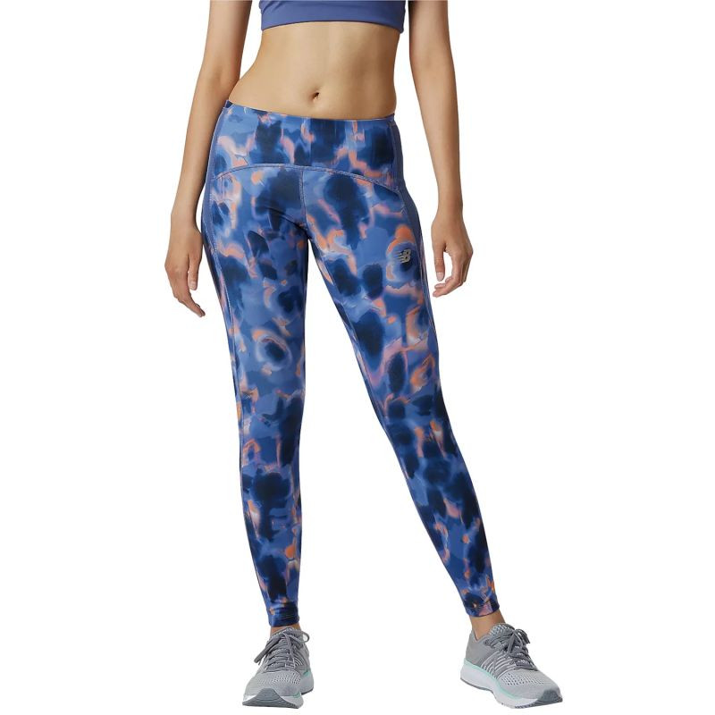 Spodnie new balance printed impact run tight w