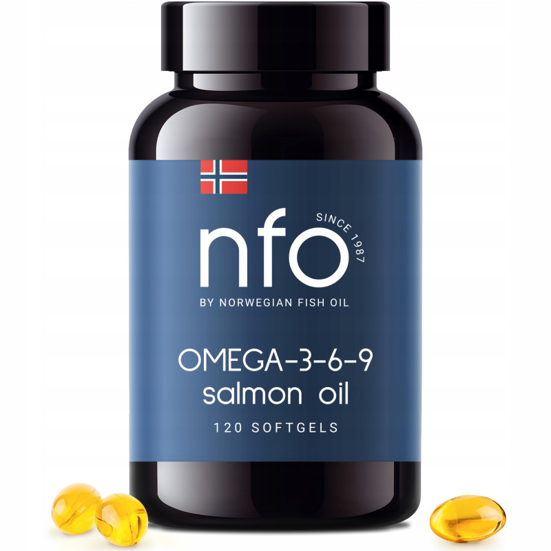 Nfo Omega-3-6-9 Salmon Oil (120 Kaps.)