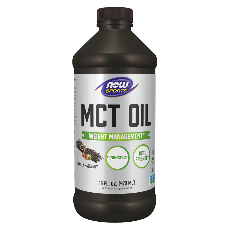 Now Foods Mct Oil - Olej Mct - Smak Vanilla Hazelnut (473 Ml)