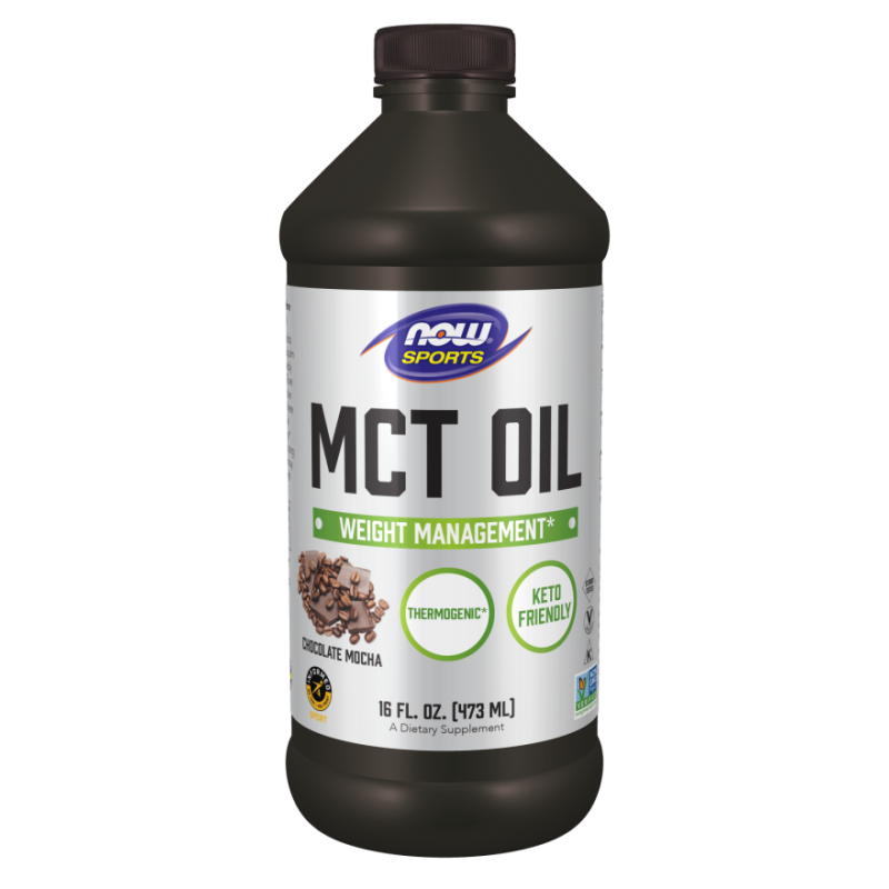 Now Foods Mct Oil - Olej Mct - Smak Chocolate Mocha (473 Ml)