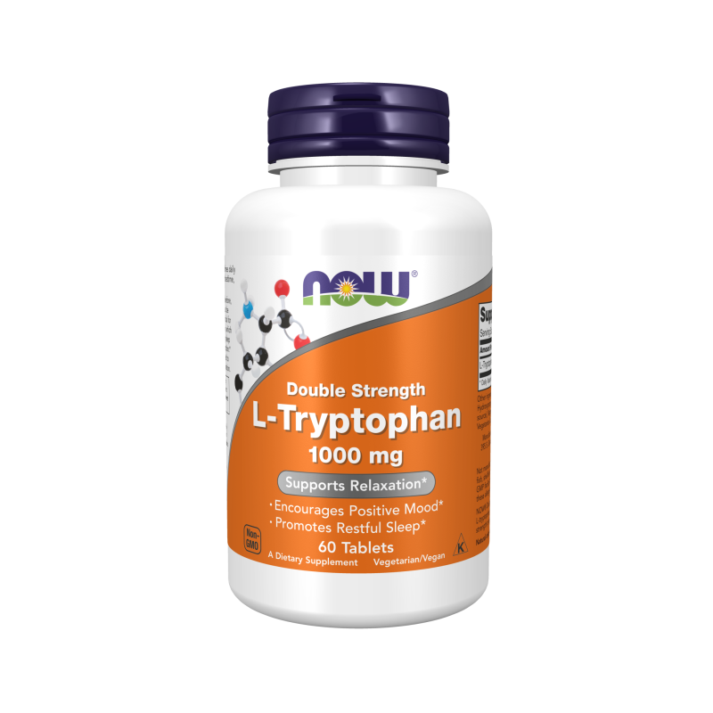 Now Foods L-Tryptofan 1000 Mg (60 Kaps.)