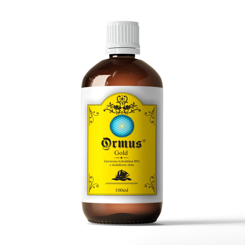 Ormus Orme Gold - Pierwiastki Życia 90%  Złoto Srebro  Platyna Rod Chrom (100 Ml)