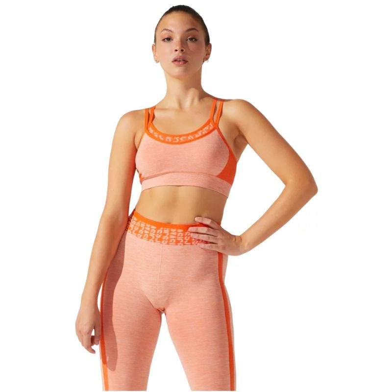 Stanik sportowy asics cropped logo seamless bra w 2032b791