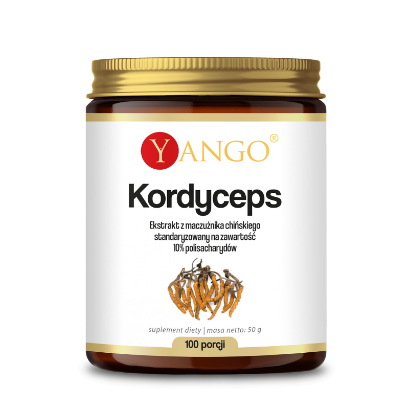 Yango Kordyceps - Ekstrakt 10% Polisacharydów (50 G)