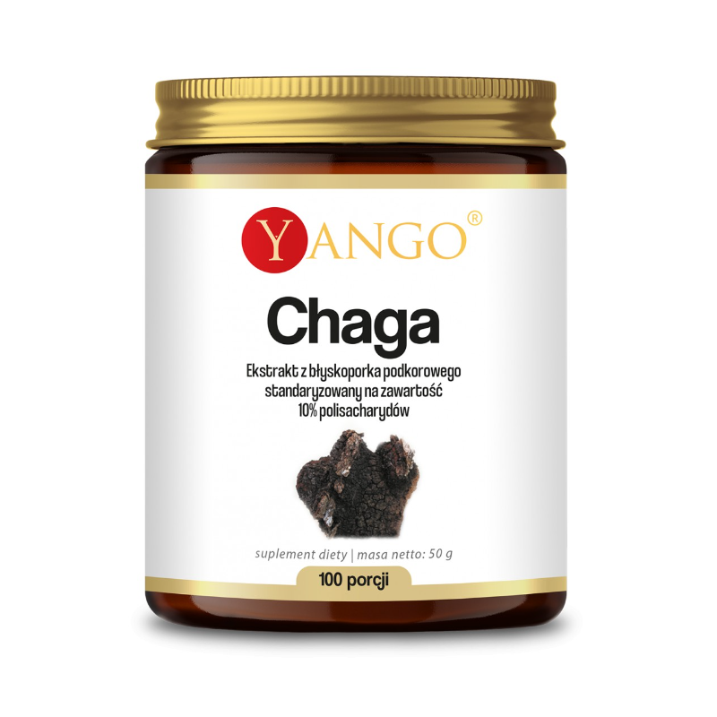 Yango Chaga - Ekstrakt 10% Polisacharydów (50 G)