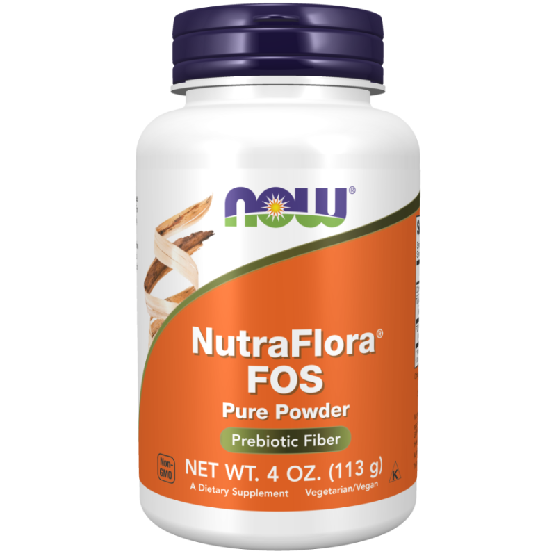 Now Foods Nutraflora® Fos - Fruktooligosacharydy W Proszku (113 G)