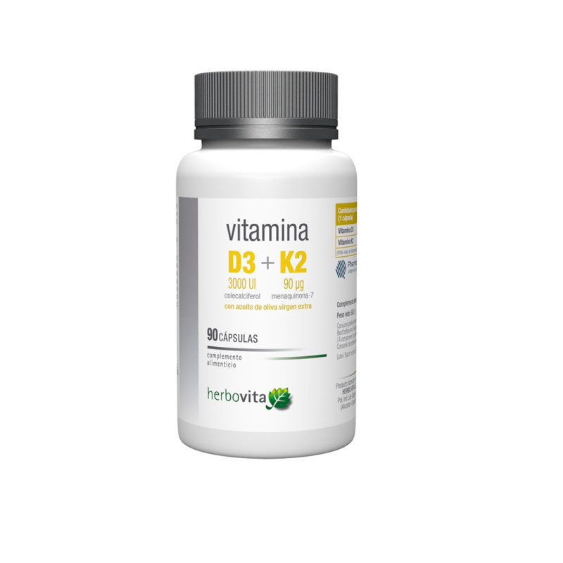 Herbovita Witamina D3 + K2 (90 Kaps.)