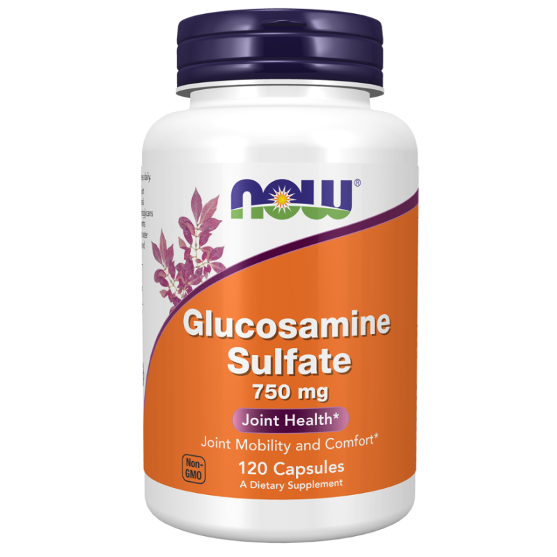 Now Foods Glucosamine Sulfate - Siarczan Glukozaminy 750 Mg (120 Kaps.)