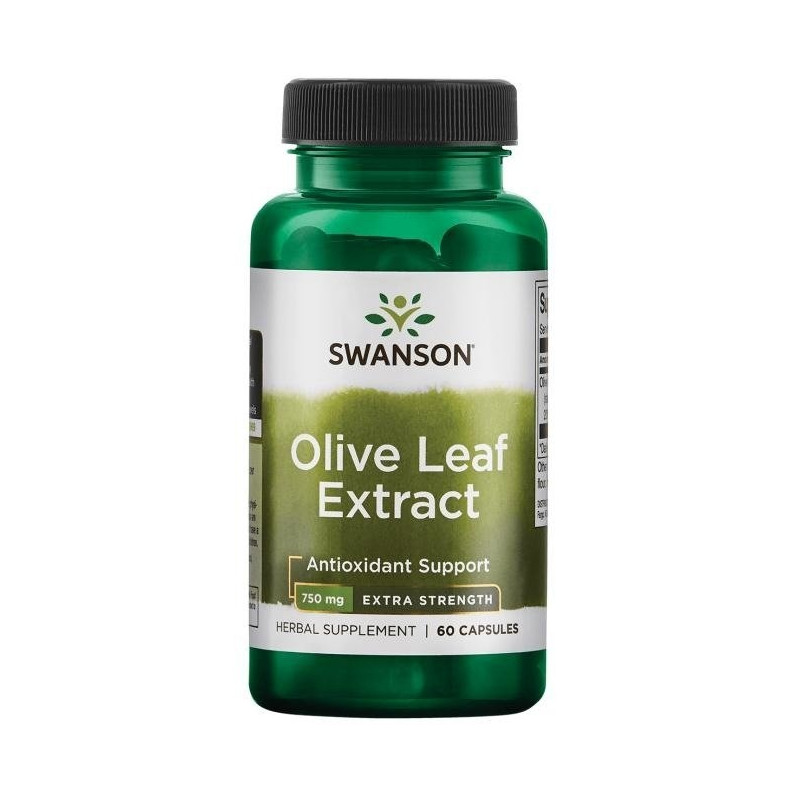 Swanson Olive Leaf Extract 750 Mg (60 Kaps.)