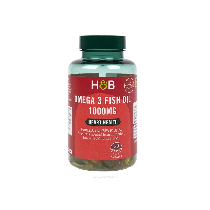 Holland & Barrett Omega-3 Fish Oil 1000 Mg (60 Kaps.)