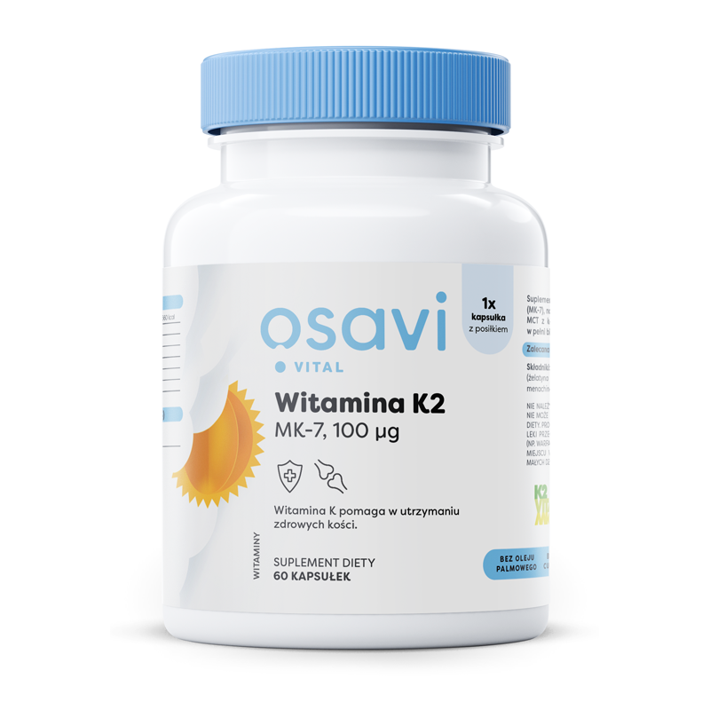 Osavi Witamina K2 Mk-7 100 Mcg (60 Kaps.)