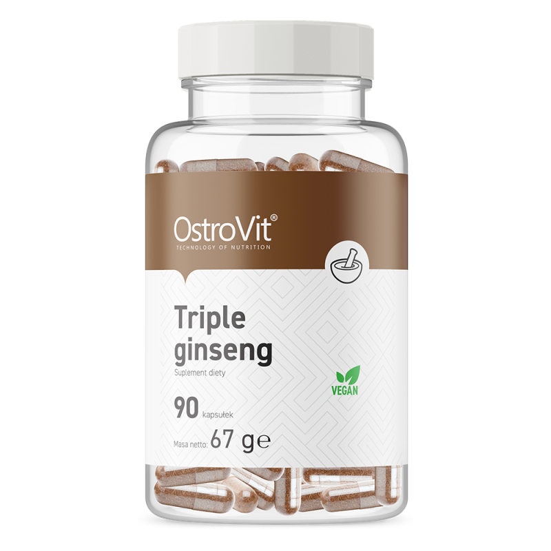 Ostrovit Triple Ginseng Vege (90 Kaps.)