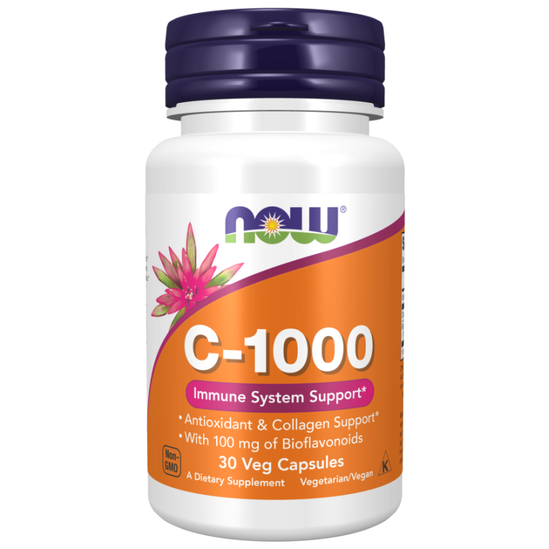 Now Foods Witamina C 1000 Mg Z Bioflawonoidami Cytrusowymi (30 Kaps.)