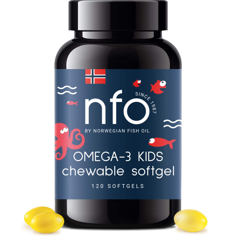 Nfo Omega-3 Kids Chewable (120 Kaps.)