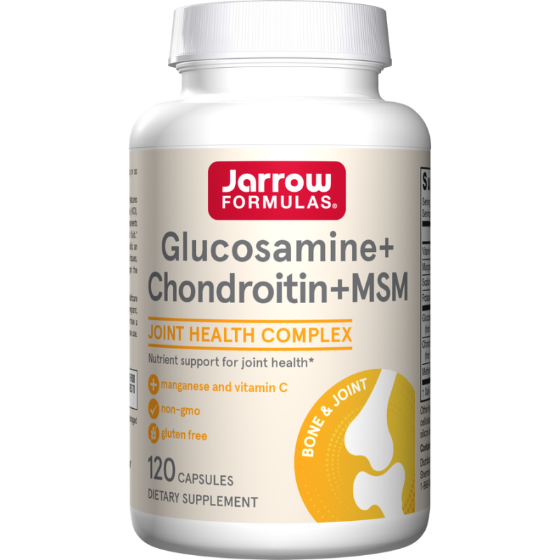 Jarrow Formulas Glukozamina, Chondroityna I Msm (120 Kaps.)