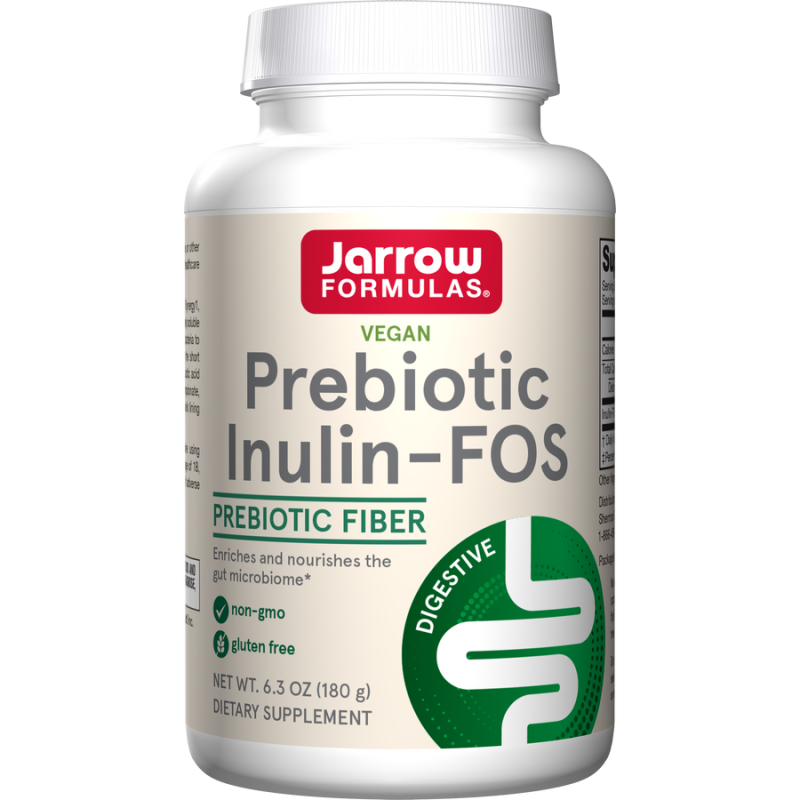 Jarrow Formulas Vegan Prebiotic Inulin-Fos - Błonnik I Prebiotyk Inulin-Fos (180 G)