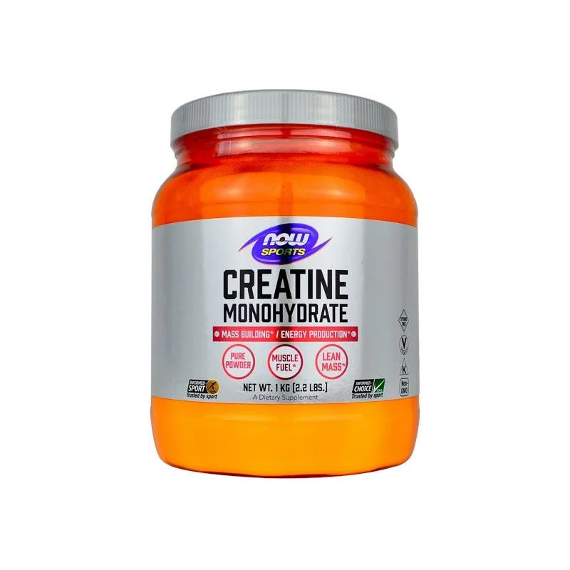 Now Foods Creatine Monohydrate - Kreatyna Monohydrat W Proszku (1 Kg)