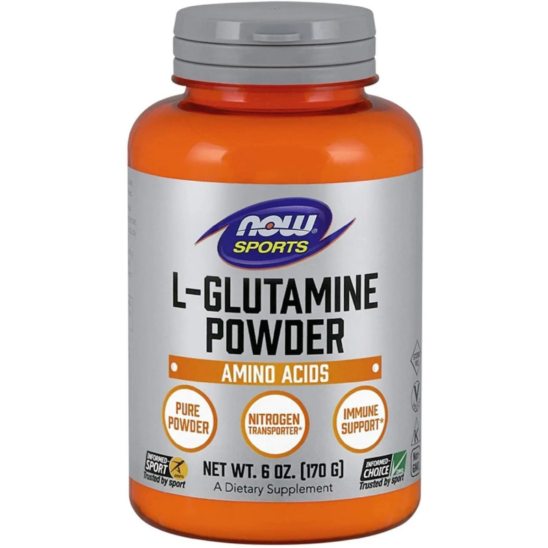 Now Foods L-Glutamine Powder -  L-Glutamina 500 Mg (170 G)