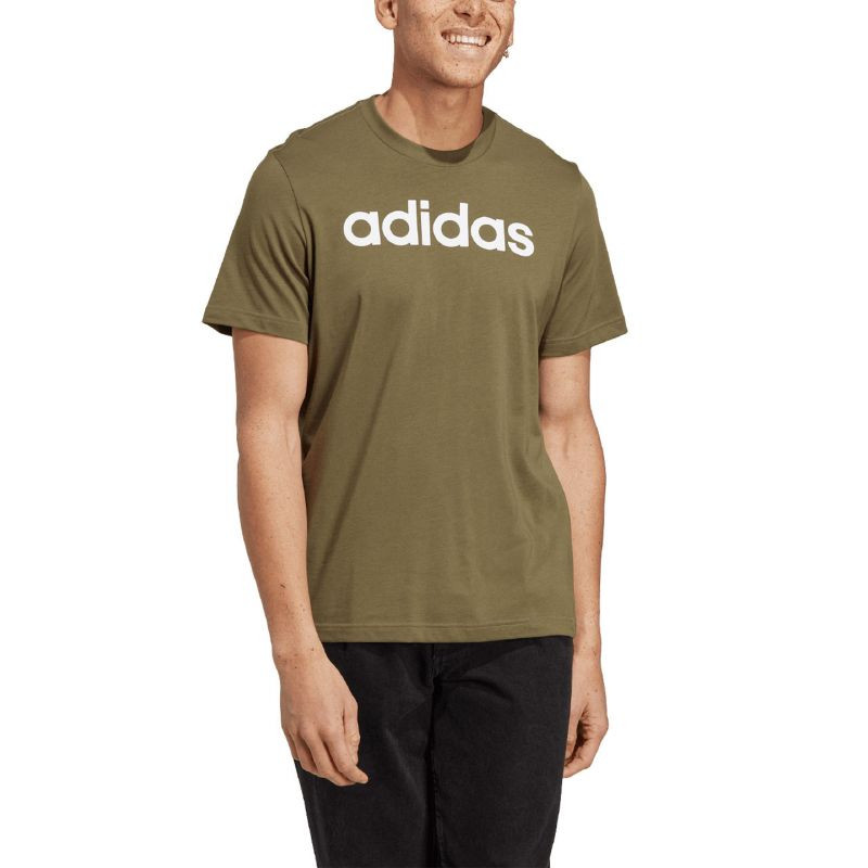 Koszulka adidas essentials single jersey linear embroidered logo tee m