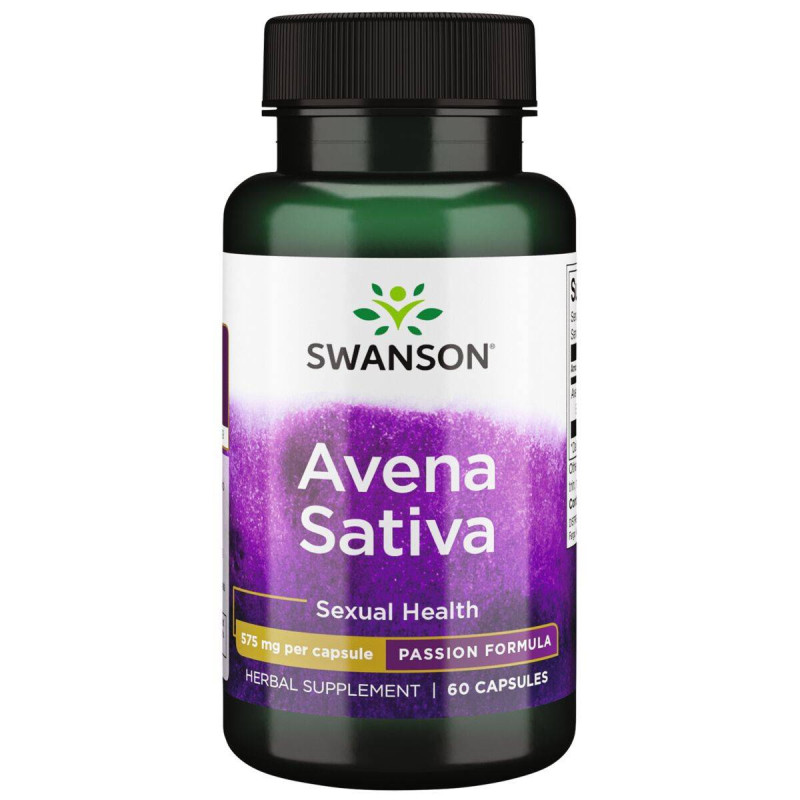 Swanson Avena Sativa 575 Mg - Owies Zwyczajny (60 Kaps.)