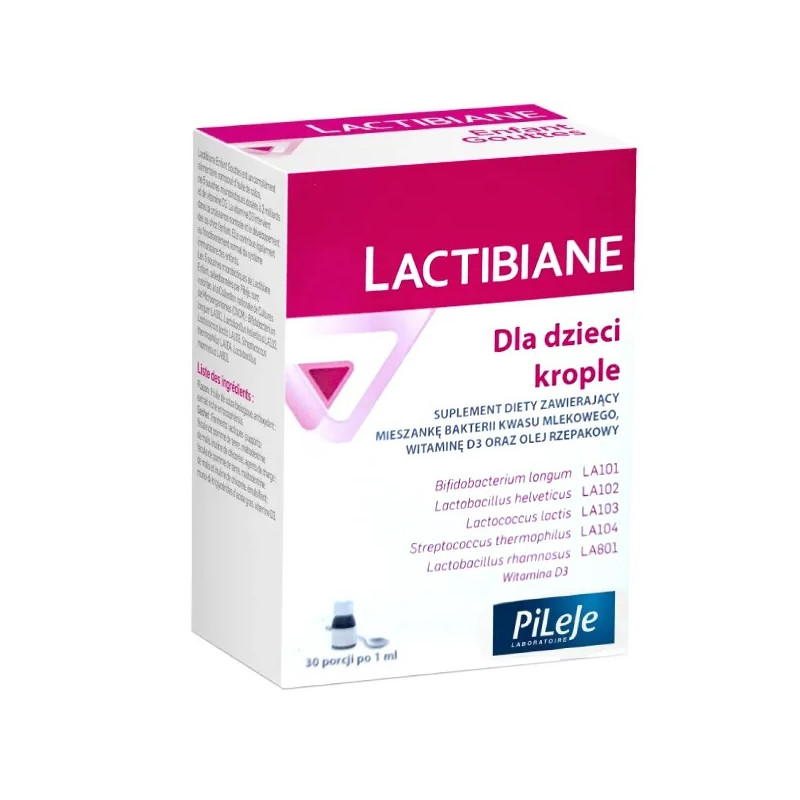 Pileje Lactibiane Dla Dzieci - Probiotyk (30 Ml)