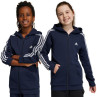 Bluza adidas essentials 3-stripes fleece full-zip hoodie jr