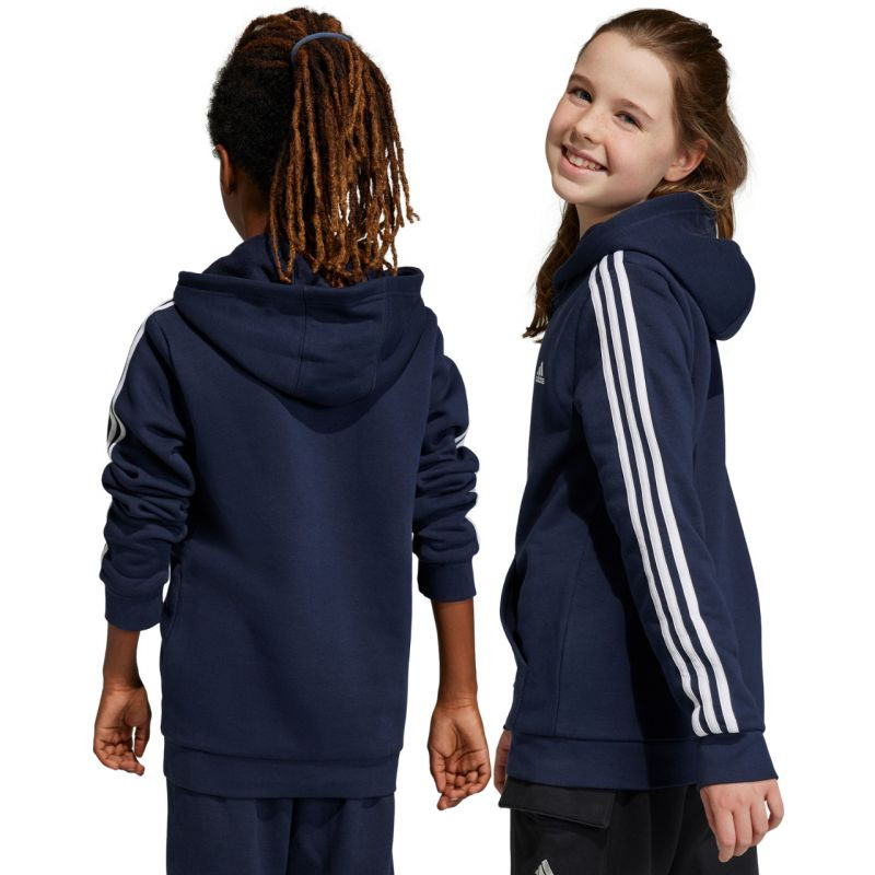 Bluza adidas essentials 3-stripes fleece full-zip hoodie jr