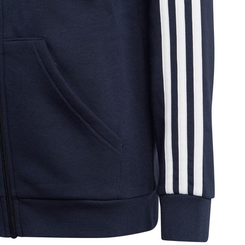 Bluza adidas essentials 3-stripes fleece full-zip hoodie jr