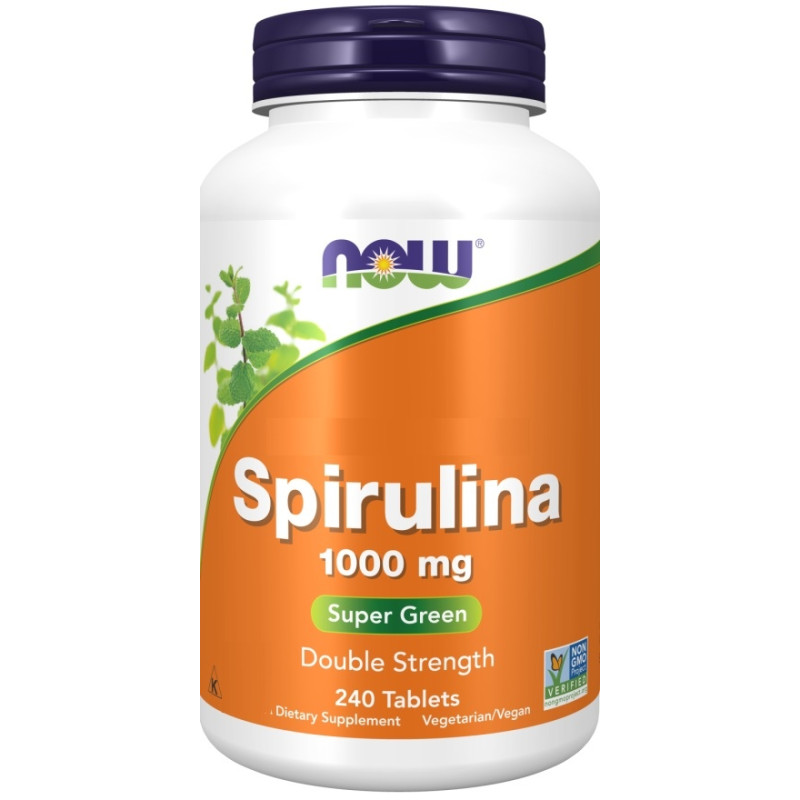 Now Foods Eko Spirulina 1000 Mg (240 Tabl.)