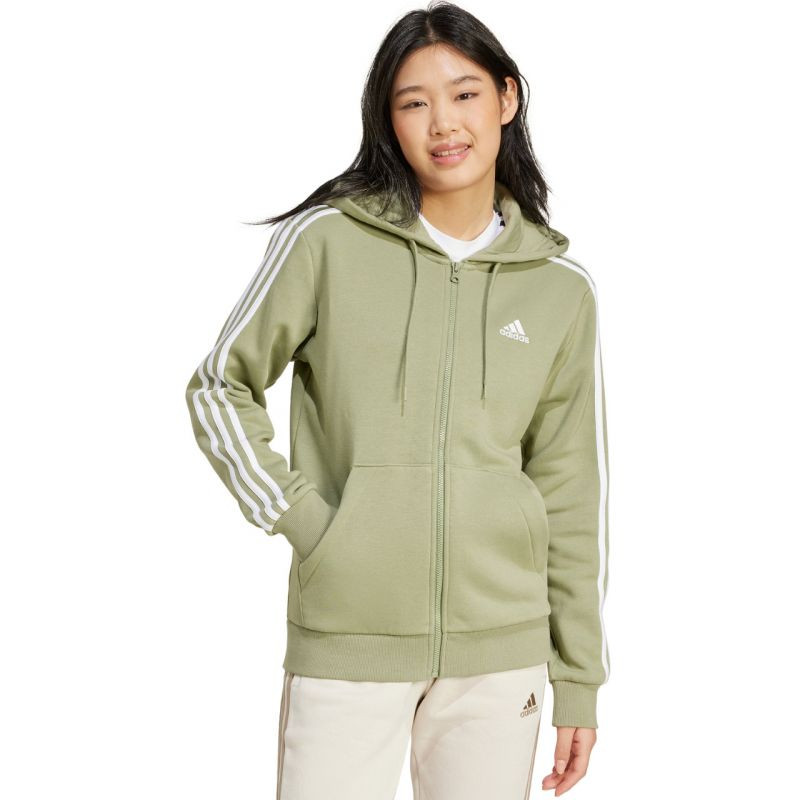 Bluza adidas essentials 3-stripes full-zip fleece w