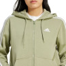 Bluza adidas essentials 3-stripes full-zip fleece w