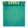 Mata do jogi dwustronna gaiam turquoise lotus 6 mm 62344