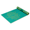 Mata do jogi dwustronna gaiam turquoise lotus 6 mm 62344