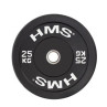 Talerz olimpijski hms black bumper 25 kg bbr25