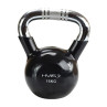 Kettlebell żeliwny uchwyt chrom radełkowany hms ktc12