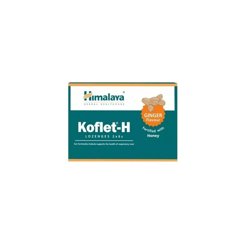 Himalaya Zestaw 10 X Koflet-H, Imbirowy (12 Tabl.)