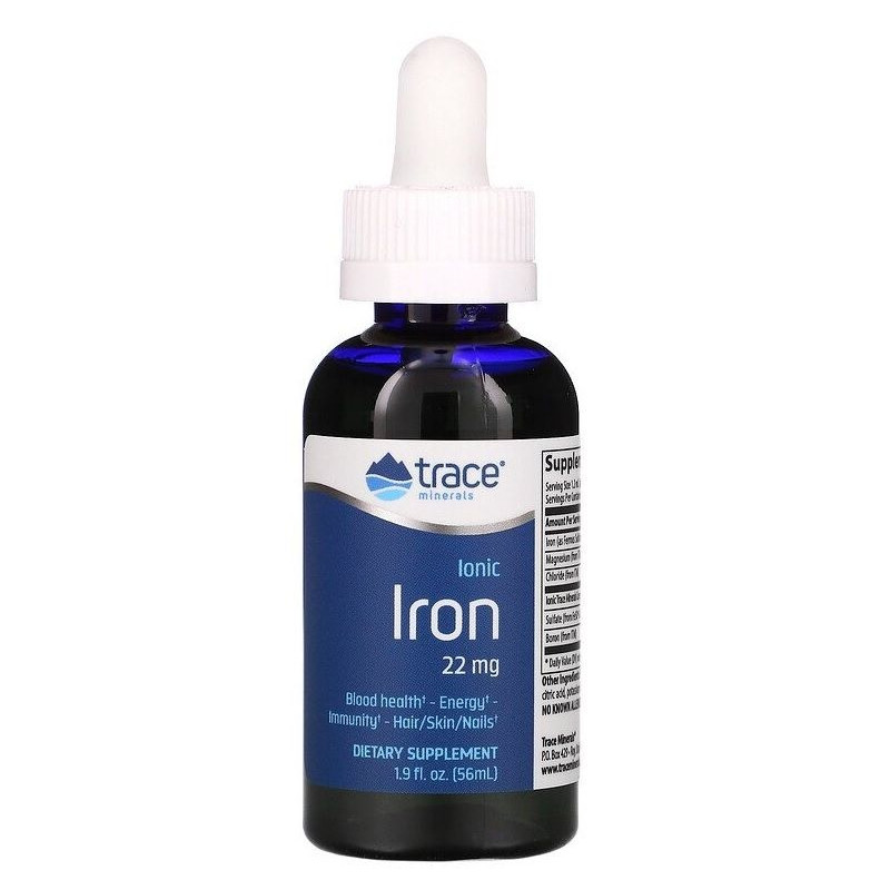 Trace Minerals Ionic Iron (56 Ml)