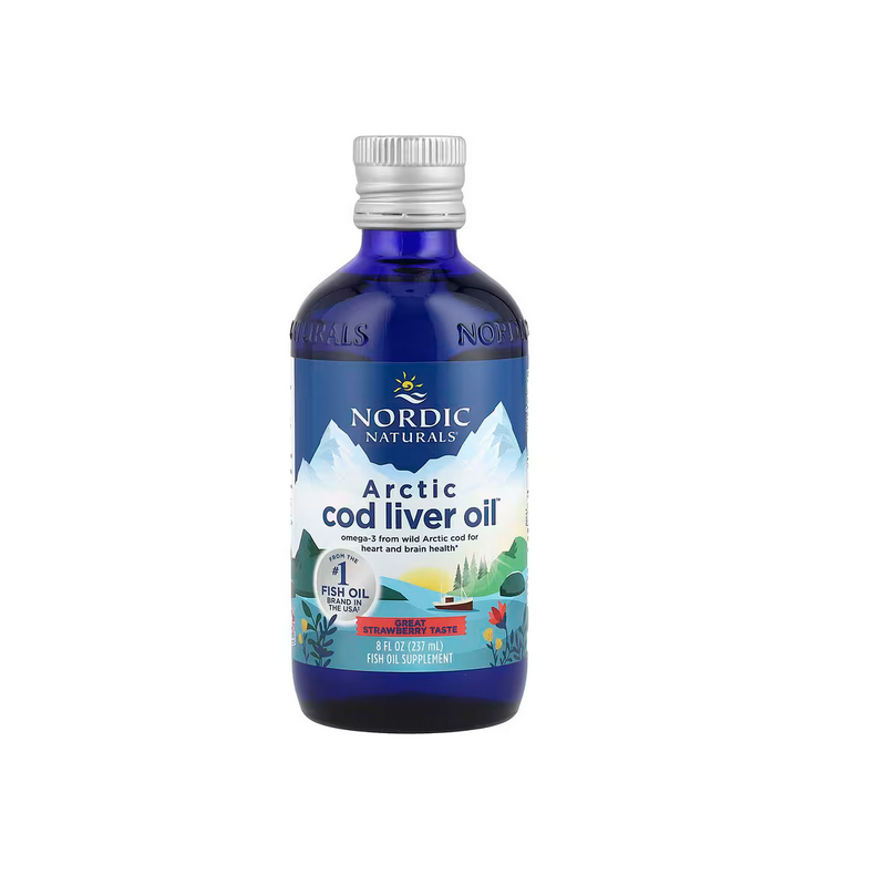 Nordic Naturals Arctic Cod Liver Oil Strawberry (237 Ml)