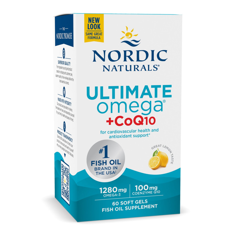 Nordic Naturals Ultimate Omega + Coq10 (60 Kaps.)