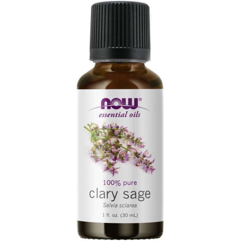 Now Foods Clary Sage - 100% Olejek Z Szałwii - Szałwia (30 Ml)