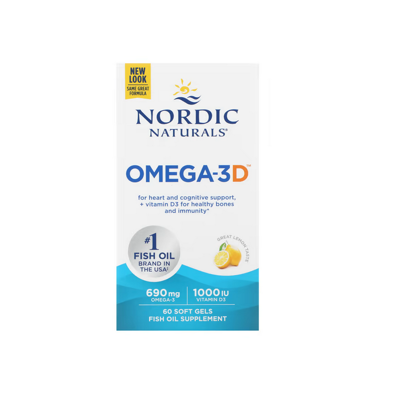 Nordic Naturals Omega-3D (60 Kaps.)