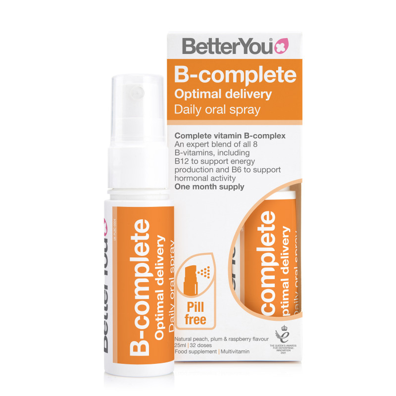 Betteryou B-Complete Daily Oral Spray - Kompleks Witamin Z Grupy B W Sprayu (25 Ml)