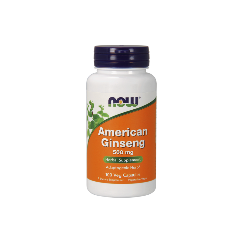 Now Foods American Ginseng - Żeń-Szeń Amerykański (100 Kaps.)