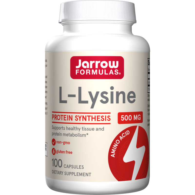 Jarrow Formulas L-Lizyna 500 Mg (100 Kaps.)